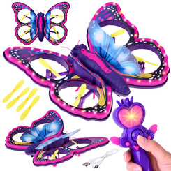 Fabulously Colorful Butterfly Drone Controlled by Magic Wand RC0727