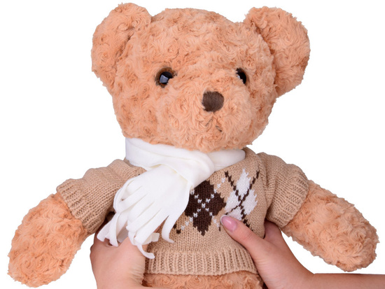 Teddy bear soft Bear in a sweater and scarf 60cm ZA 5330