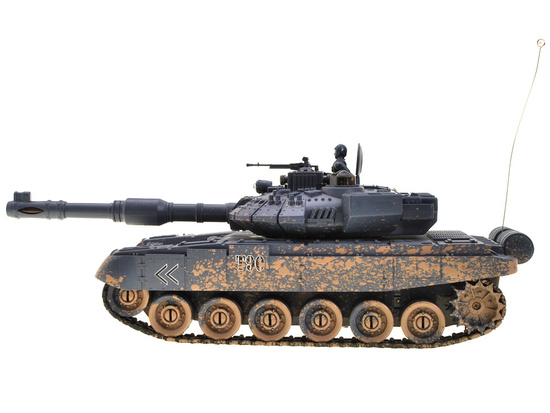 Controlled TANK T90 shoots rides lit RC0373
