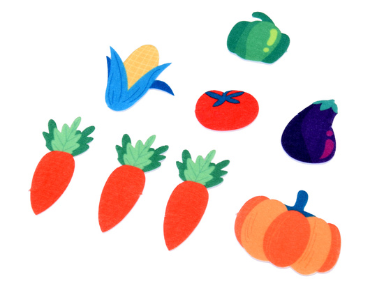 Felt manipulation book FARMA windows Velcro stickers ZA6025