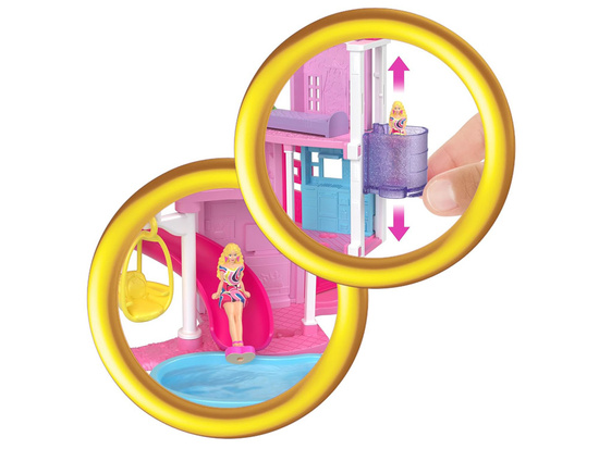 Mattel Mini Barbie Land Dollhouse + Doll and Pet + Accessories ZA6039 C
