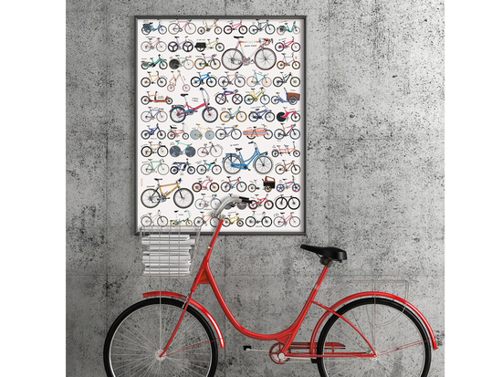 CzuCzu Puzzlove Bicycles 1000 pieces ZA6091