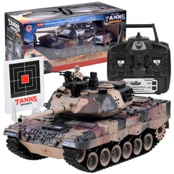 REALISTIC MILITARY TANK LEOPARD 2strzela RC0106