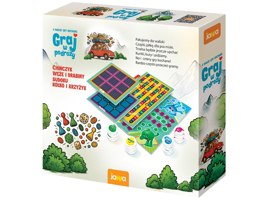 Jawa Play on the go - 4 lovely games - set of 4 games 3+ GR0815