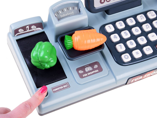 Cash register, weight scanner + smartphone, basket ZA4147