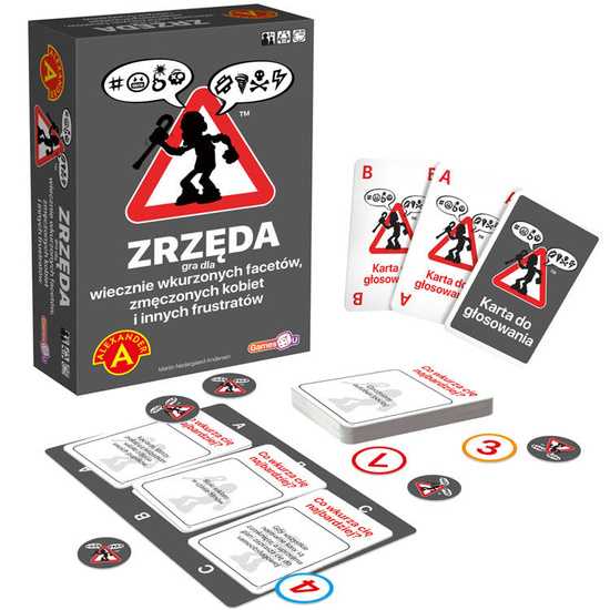 Alexander Zabawna gra towarzyska ZRZĘDA - karty pytania GR0653