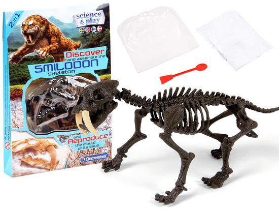 Clementoni Smilodon Build a tiger skeleton ZA3713