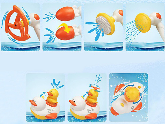 Floating duck bath shower machine ZA4271