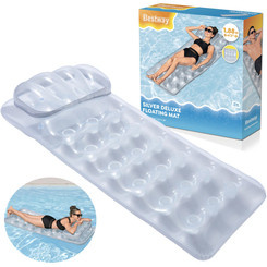 Bestway Inflatable beach mattress with headrest METAL 188x71cm 43024