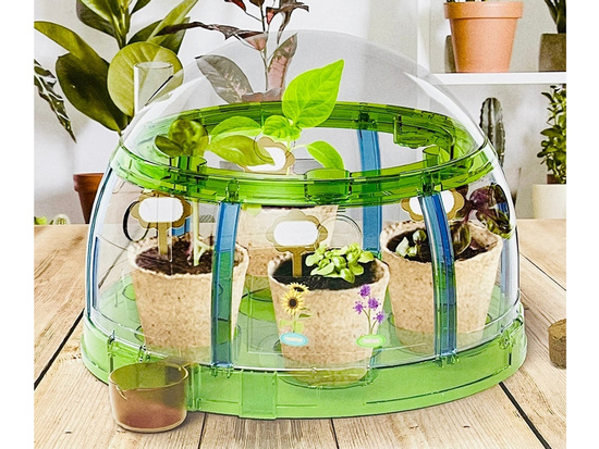 Little Gardener BIO Set – Greenhouse, Seeds, and Pots for Growing Plants ZA5776