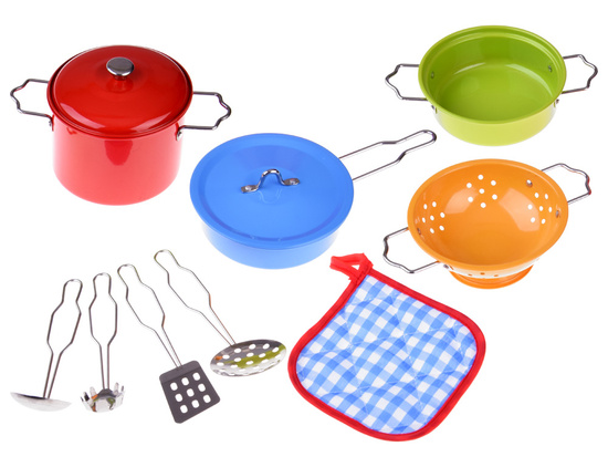 Painted Pots Little cook ware ZA1608