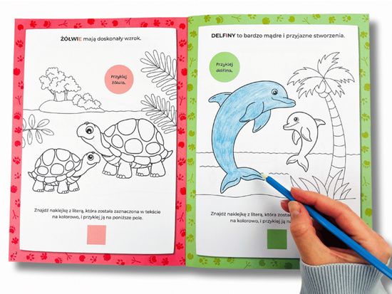 Captain Science Syllable Coloring Page. Wild Animals KS1210
