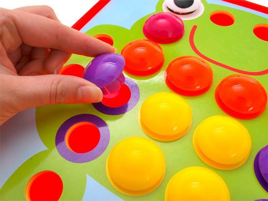 Creative Montessori mosaic button puzzle - pin pictures ZA1706