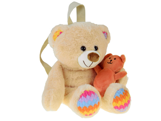 Adorable Teddy Bear Backpack – Plush Backpack with Adjustable Straps ZA5683