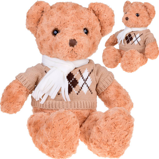 Teddy bear soft Bear in a sweater and scarf 60cm ZA 5330