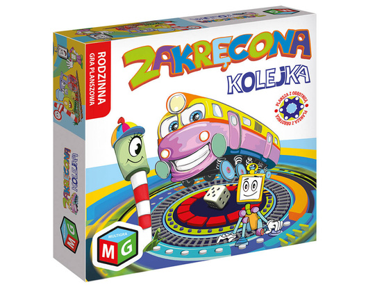 Multigra Rodzinna gra planszowa - Zakręcona kolejka GR0567