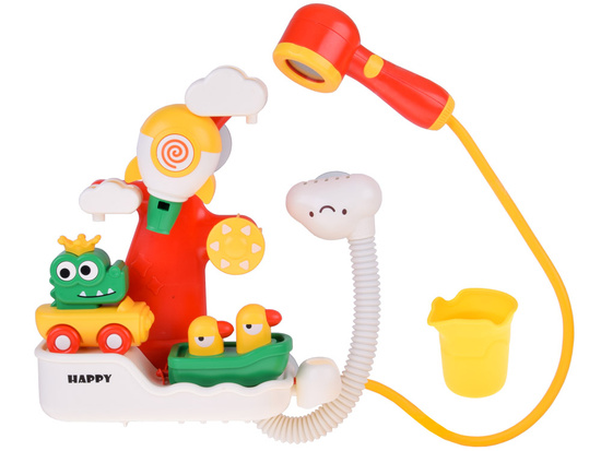 Multifunctional Bath Toy – Crocodile & Ducks with 4-in-1 Shower ZA5925