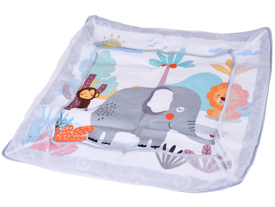 Educational Play Mat with Arch + Play Yard + Colorful Balls + Toys ZA5823