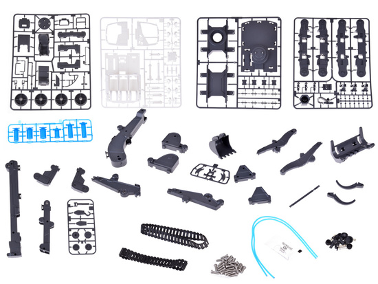 Zestaw 3w1 zbuduj Maszyny Budowlane Koparka Dźwig Ładowarka 168el ZA5013