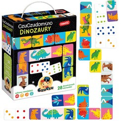 CzuCzu Puzzle game Domino Dinosaurs 28ele ZA4222