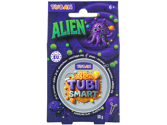 Tubi Smart sensory clay Alien stretches, shoots, bounces ZA6130