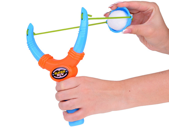 Slingshot for children soft balls like snowballs 3 pcs toy SP0806