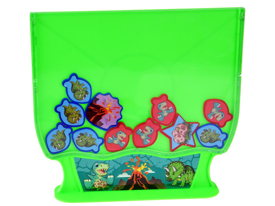 Gra zręcznościowa strategiczna połącz 5 Dinozaury układanka GR0614