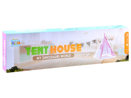 Tent with a pink unicorn wigwam Tipi ZA3555