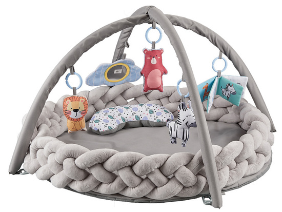 Play mat with arch and toys + braided braid OTULACZ ZA5875