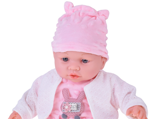 Interactive soft baby doll babbles and laughs 40 cm ZA5836