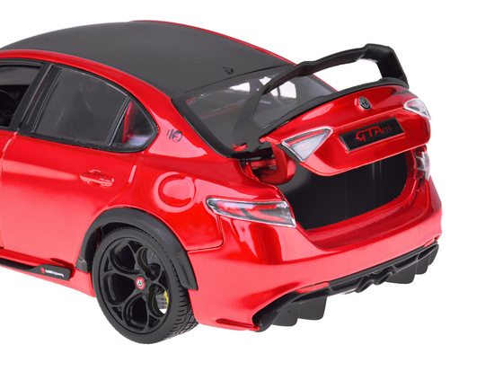 Alfa Romeo Giulia GTAm Quadrifoglio licensed red 1:18 ZA5991 model