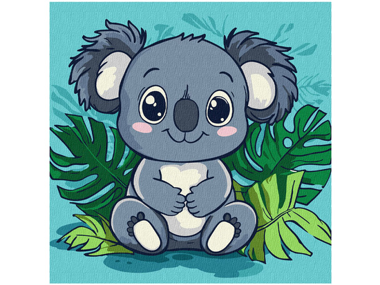 Painting by numbers for kids 30x30cm KHO1270 Cheerful koala AP0086