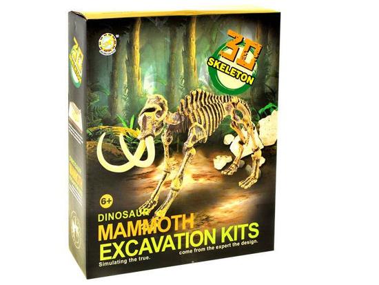 Mammoth skeleton 3D excavations set ZA1777 B