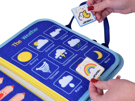 Material educational manipulation book + marker board ZA6024