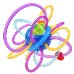 Sensory teether for a baby, rattle ZA2377