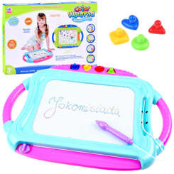 Color board with a description + TA 0089 stamps