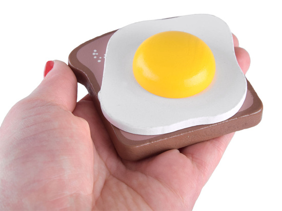 Set of WOODEN TOASTER with fried egg + accessories Small household appliances ZA4122