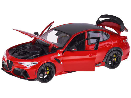 Alfa Romeo Giulia GTAm Quadrifoglio licensed red 1:18 ZA5991 model