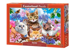 Puzzle 500 pcs. Kittens with Flowers