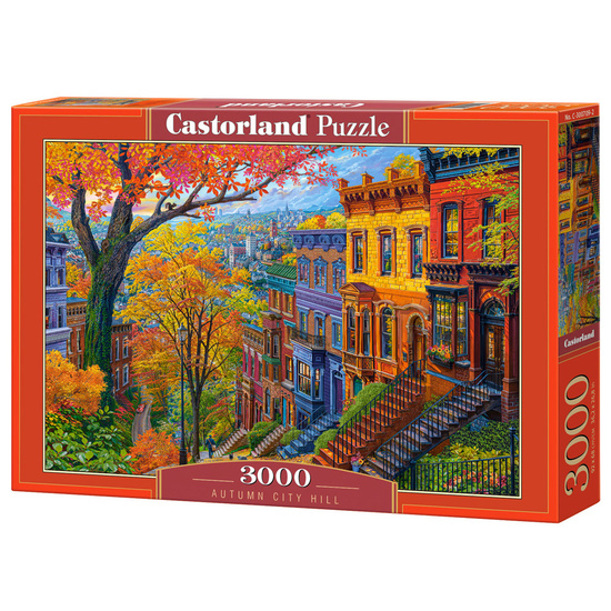 3000-piece Autumn City Hill Puzzle C-300709-2
