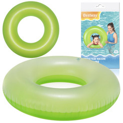 Bestway Dmuchane koło do pływania ZIELONE 76cm 36024