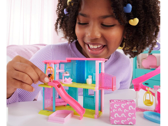 Mattel Mini BarbieLand Dollhouse + Doll and Pet + Accessories ZA6039 B
