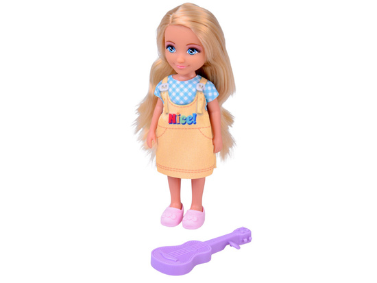 Ankiki Doll with Guitar - a charming little musical doll 14 cm ZA6008