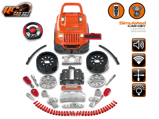 Mechanic Set: Mobile CAR WORKSHOP + light and sound ZA5738