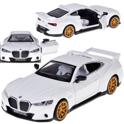 Metal Sports Car BMW 3.0 CSL 1:34 with Sound and Light Effects ZA5948