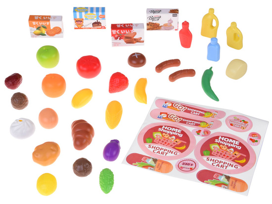 Shopping Cart + Grocery Accessories Playing Shop ZA5898