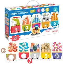 CzuCzu Puzzle with a hole A train for counting ZA4073