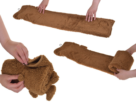 Soft blanket - cuddly 2in1 MONKEY in mocha mouse color ZA0724