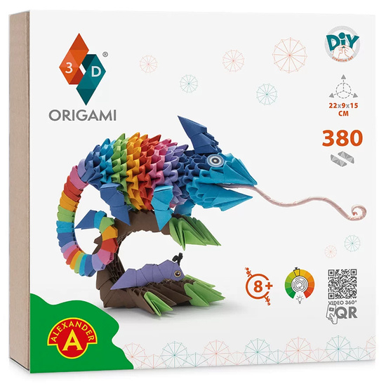 Alexander zestaw kreatywny Origami 3D – Kameleon ZA6075