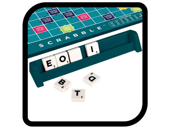 Mattel Scrabble Word Game (Polish Edition) - Remastered Version GR0828